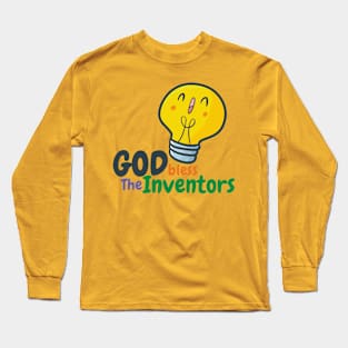 God Bless The Inventors Long Sleeve T-Shirt